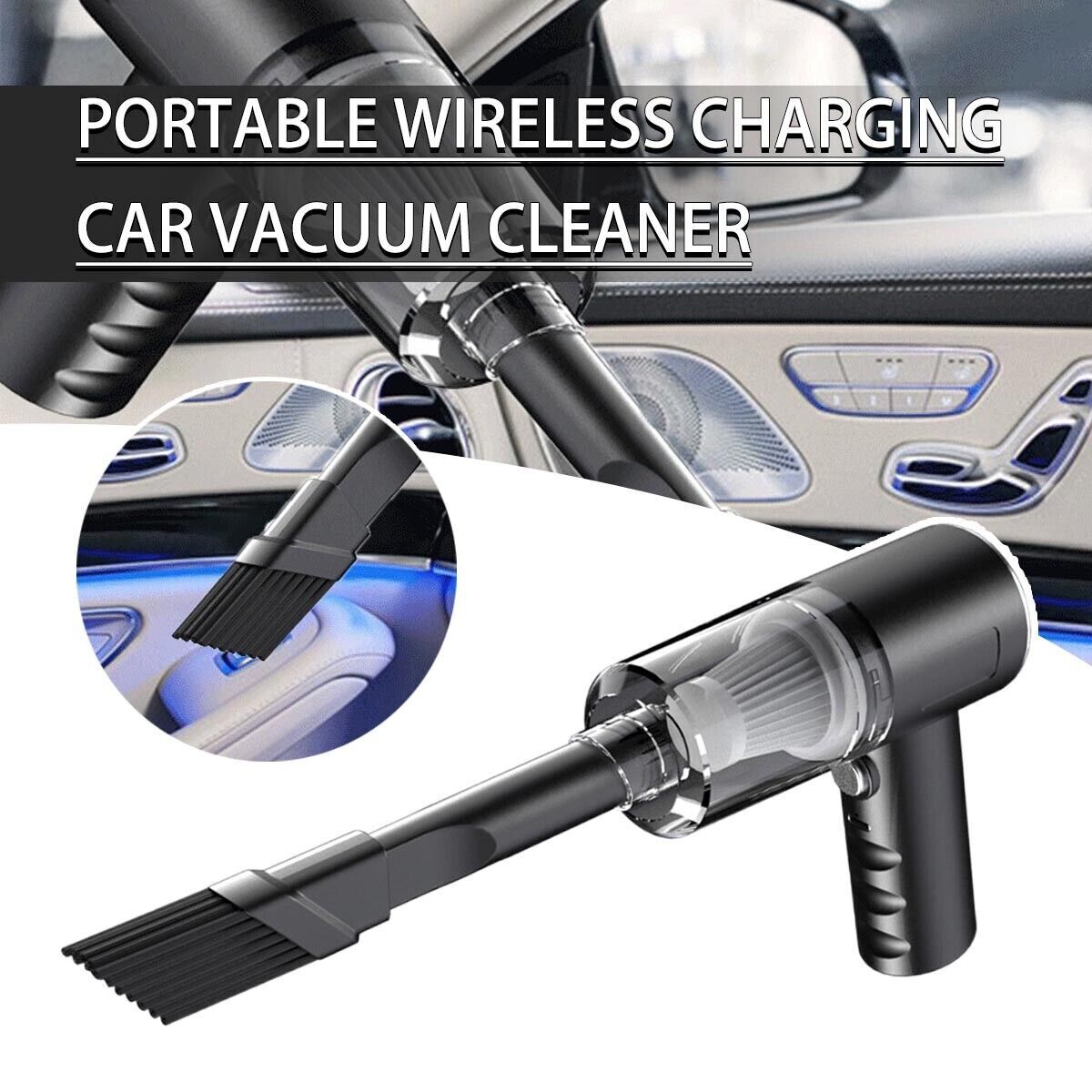 Electric Vacuum Cleaner Air Duster Suction High Pressure for Computer Car Home