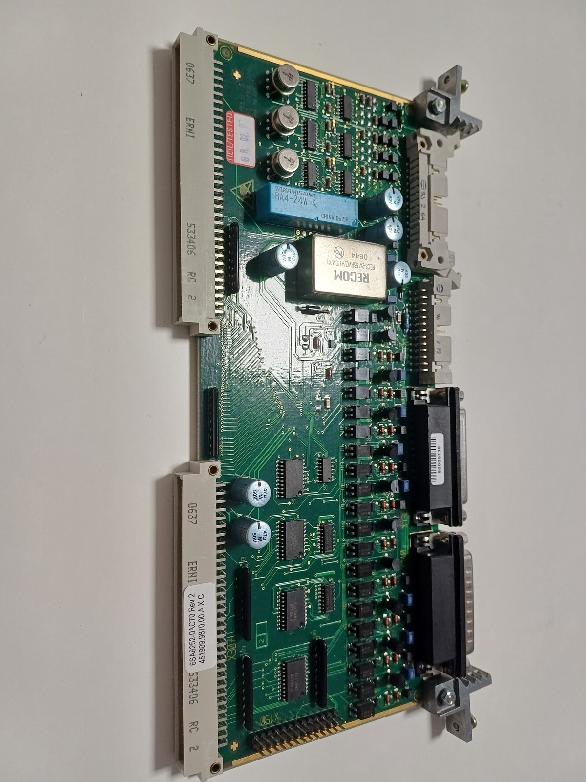 Siemens control board 6SA8252-0AC70 TESTED