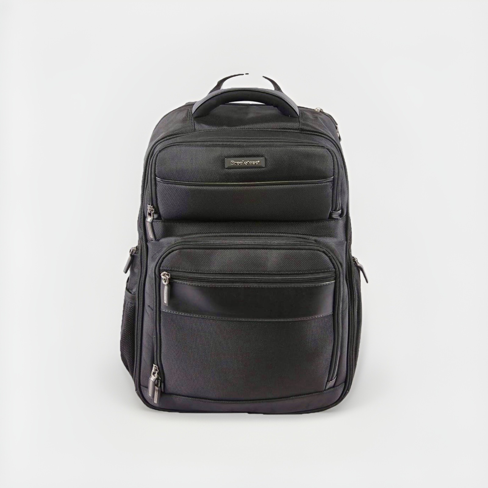 Brookstone Laptop Tablet Bryce Collection Business  Backpack, Black,