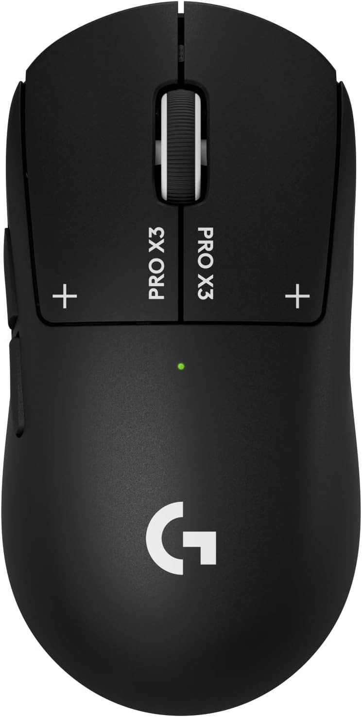 Logitech G PRO X3 SUPERSTRIKE Gaming Mouse - Black LIGHTSPEED Wireless,
