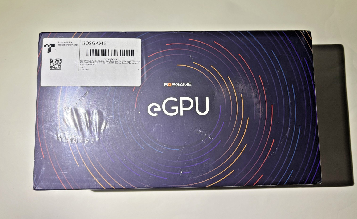 BOSGAME eGPU GVP 7600 RX 7600M XT 8GB Graphic Card Dock Oculink SEALED