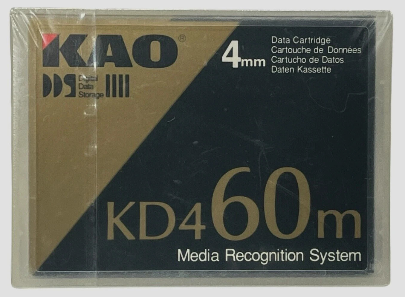 KAO KD4-60M DIGITAL DATA STORAGE CARTRIDGE 60M   Lot of 3