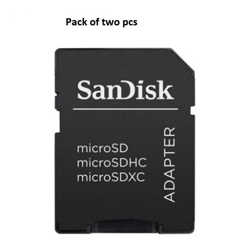 2 pcs Sandisk Micro sd Mini TF Card Adapter Micro SD to SD Micro sd Card