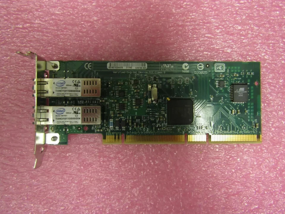 PWLA8492MFG3L20 Intel PRO/1000 MF PCI-X Dual Fiber Adapter