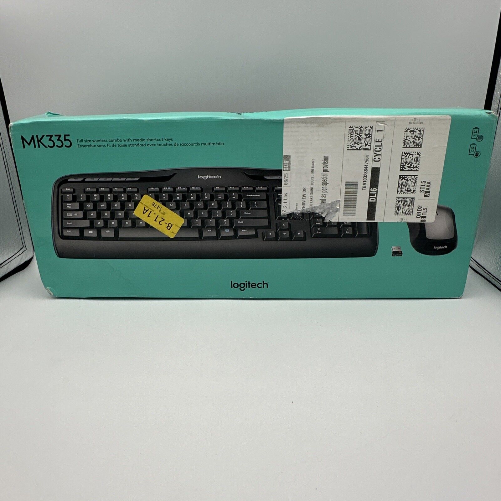 NEW Logitech MK335 Combo Full-Size Wireless Keyboard & Mouse 920-008478