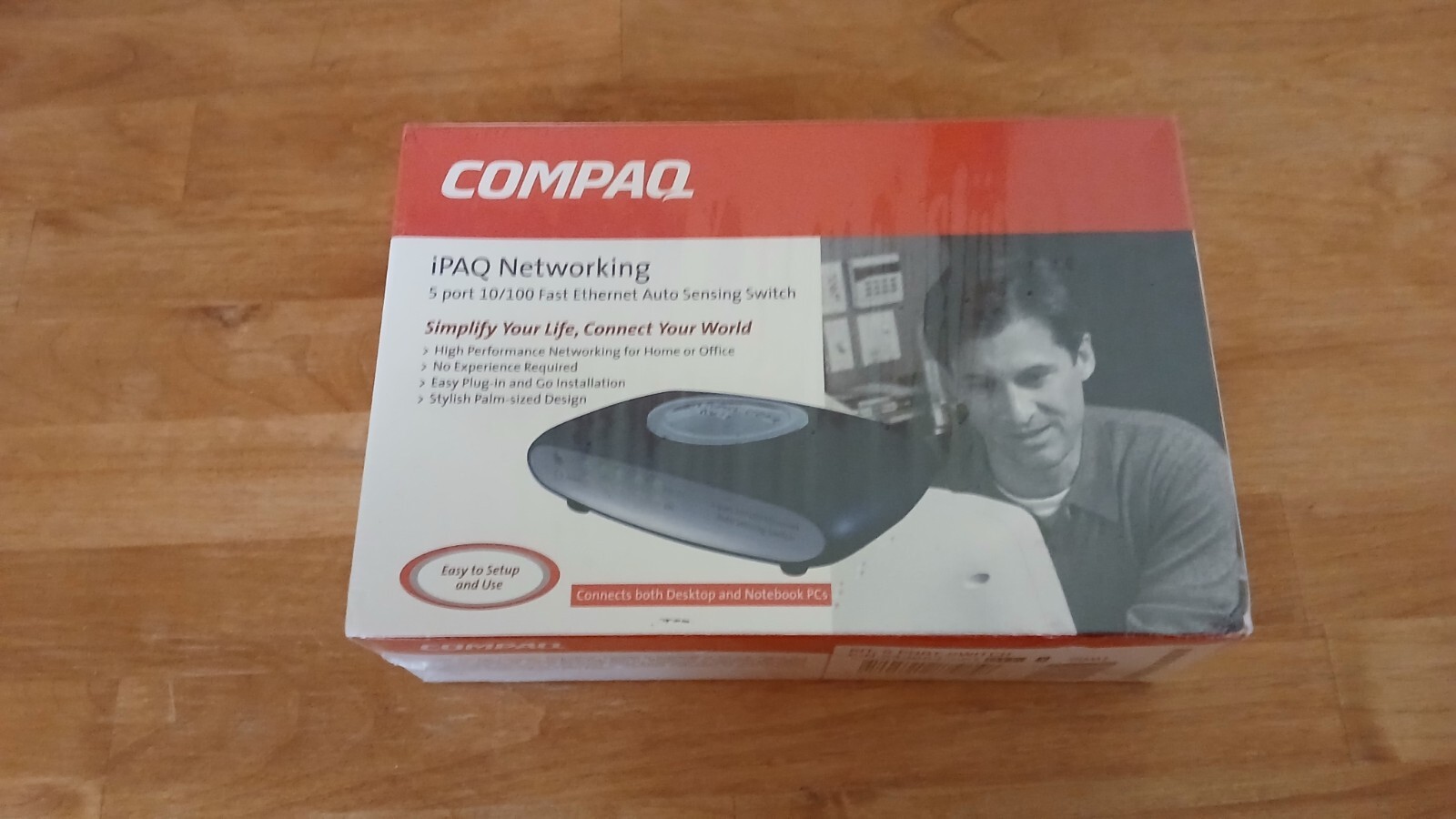 COMPAQ iPAQ Networking, 5 port 10/100 Fast Ethernet Auto Sensing Switch