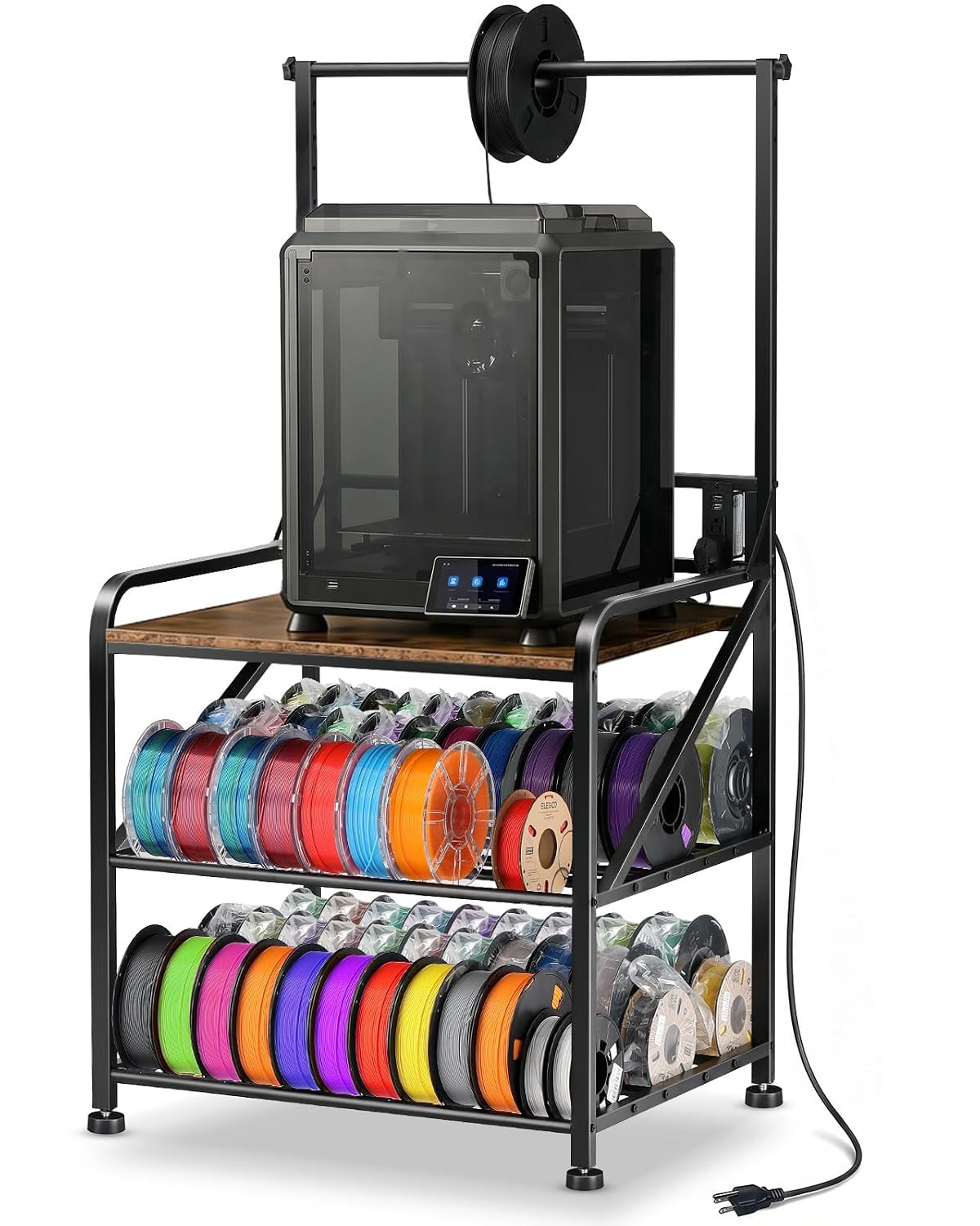 3D Printer Stand with Filament Storage, Sturdy Heavy Duty Workbench | 3D Printin