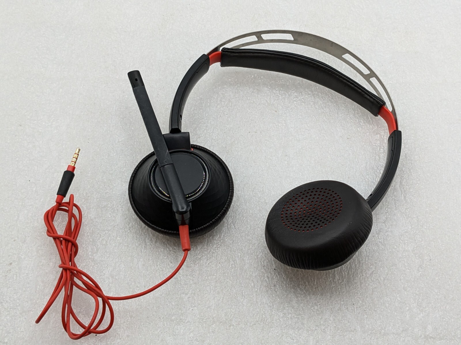 Plantronics Blackwire C5220T C5200 USB/3.5mm Wired Binaural Headset NO USB Piece
