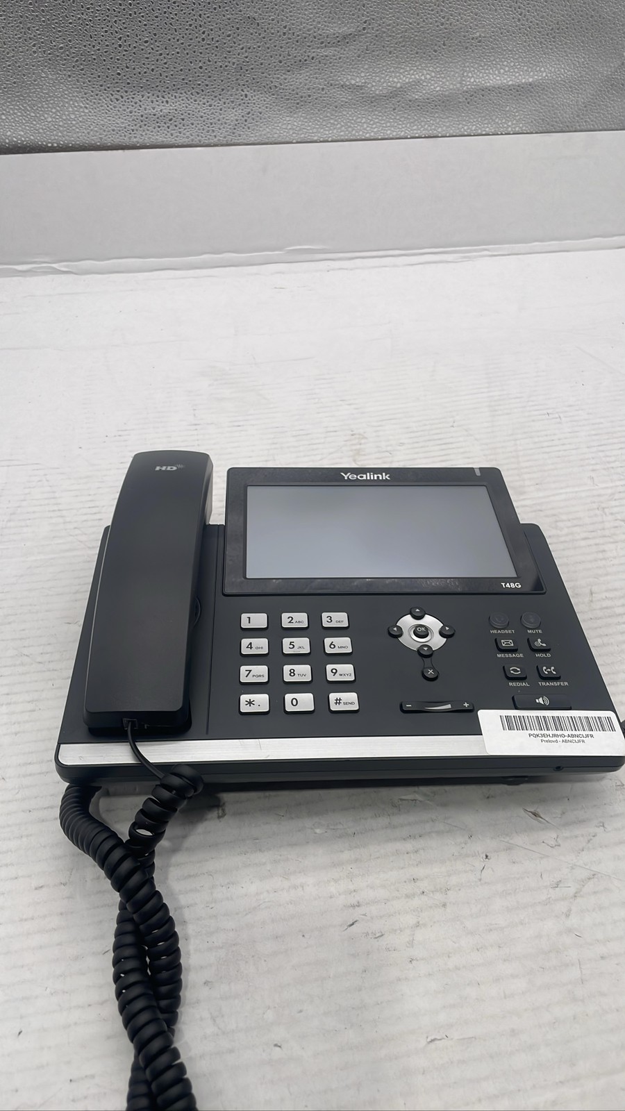 Yealink SIP-T48G Gigabit IP Phone 7" Touchscreen PoE VoIP Business Telephone