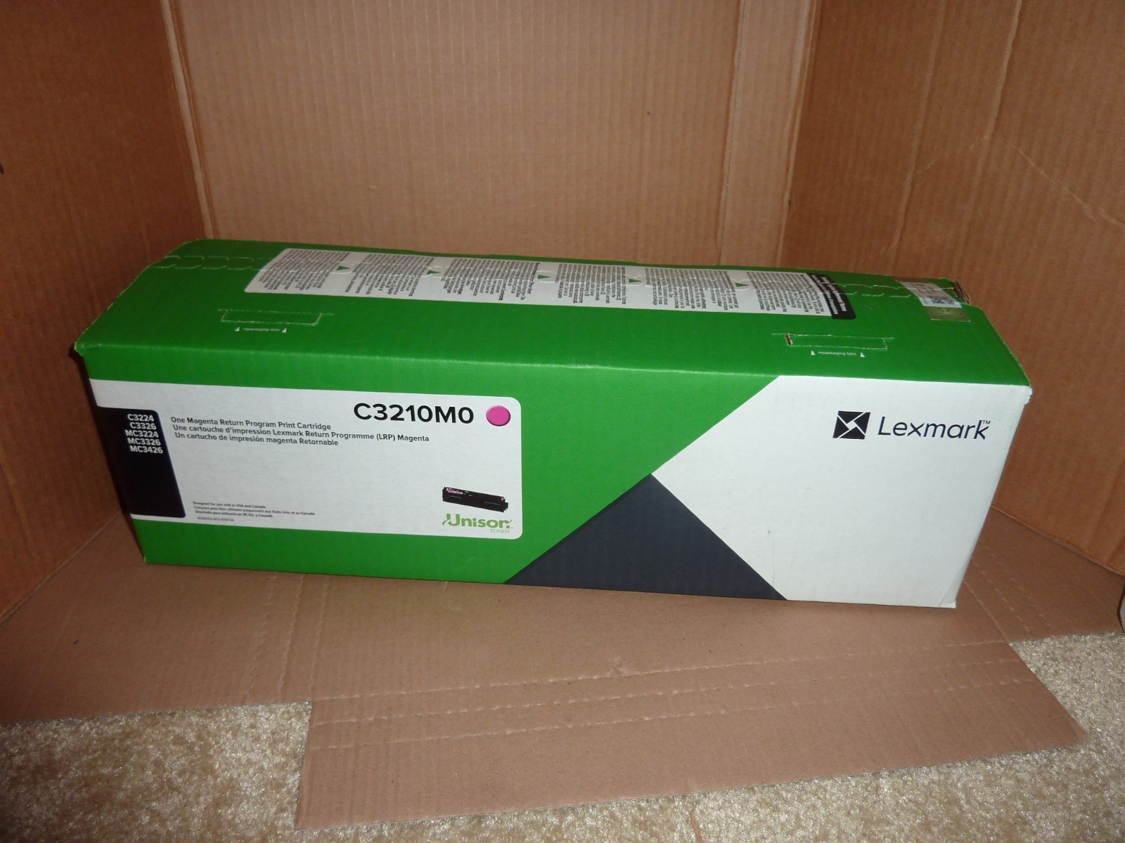 Lexmark C3210M0 Magenta Return Program Print Cartridge