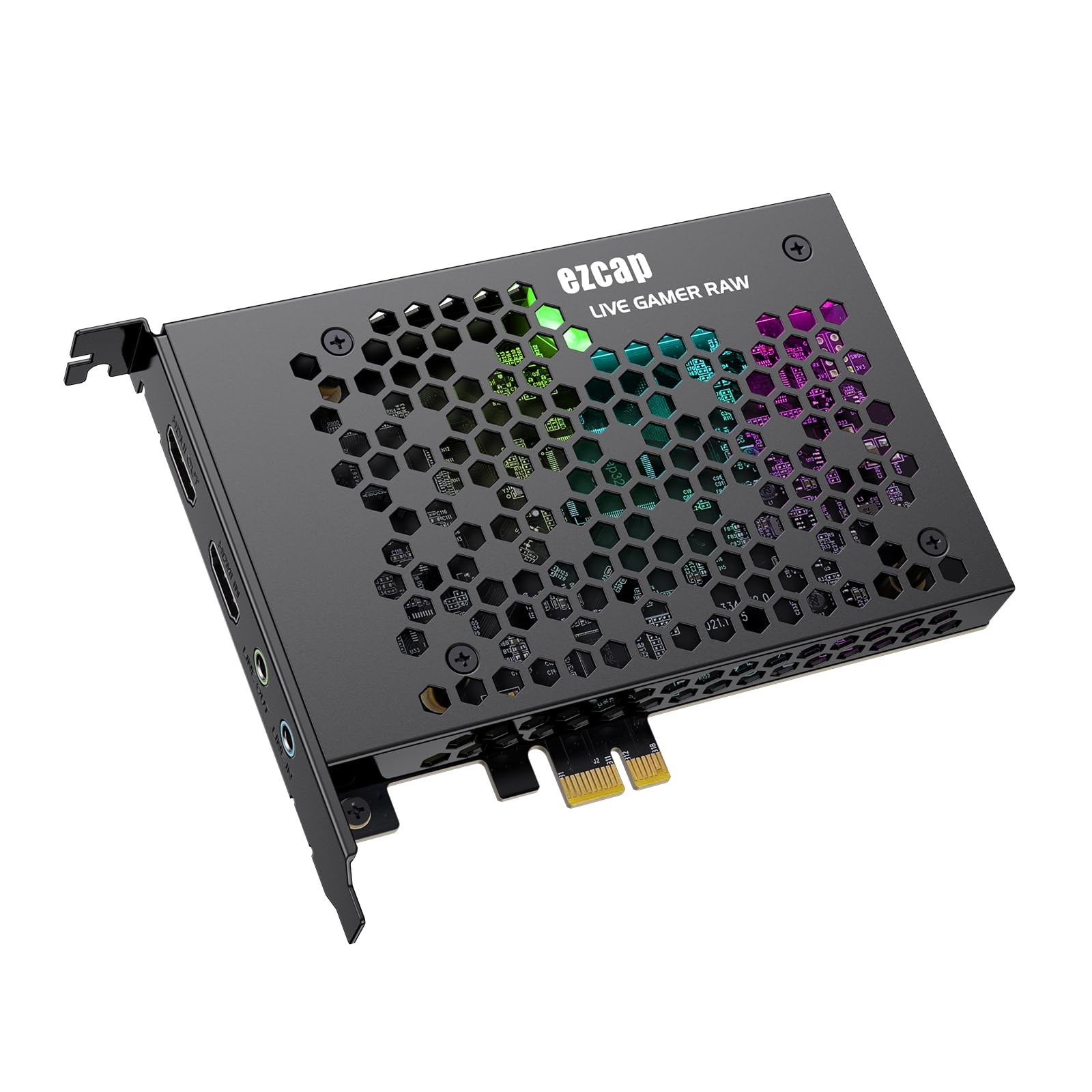 Game Capture Card, HDMI PCI-E 4K 30fps Record & Live Stream from Gaming Syste...