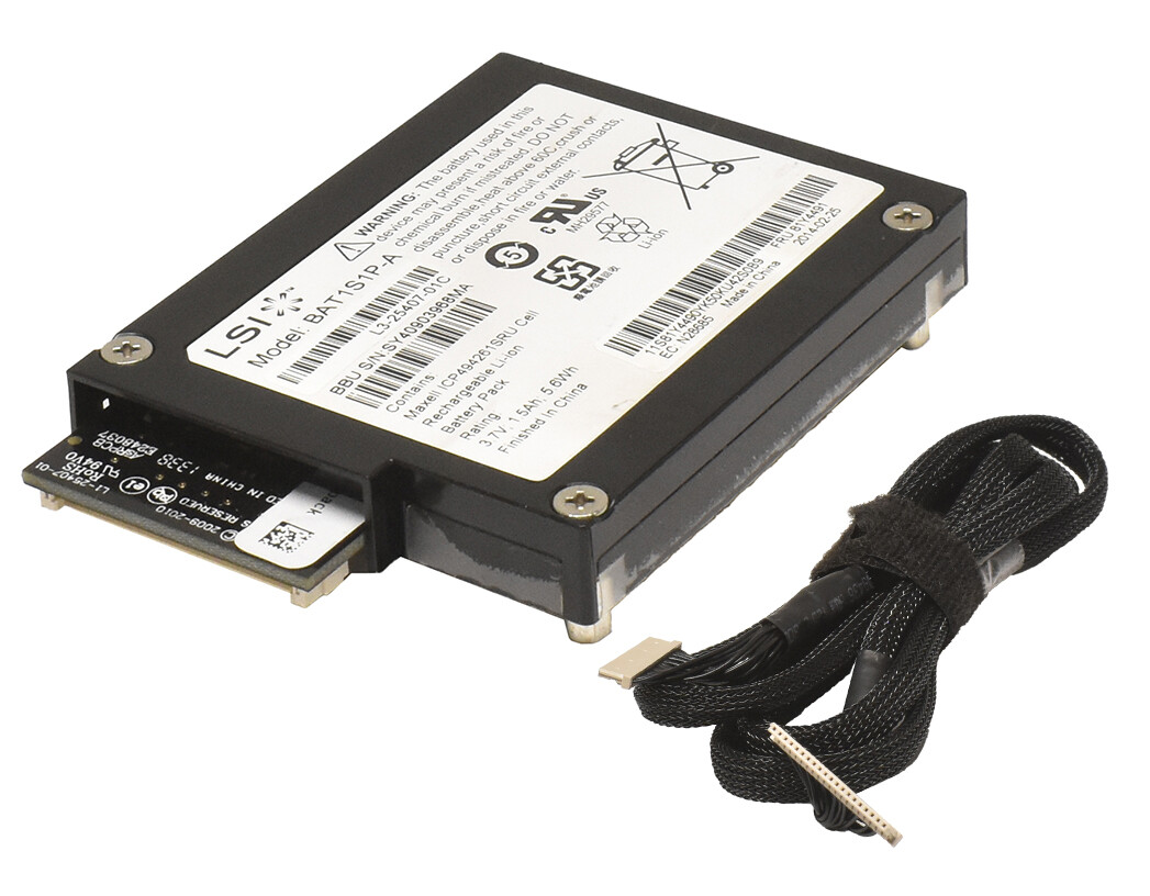 LSI BAT1S1P-A Backup Battery For MegaRAID 9260 / 9261 / 9280 L3-25407-01C