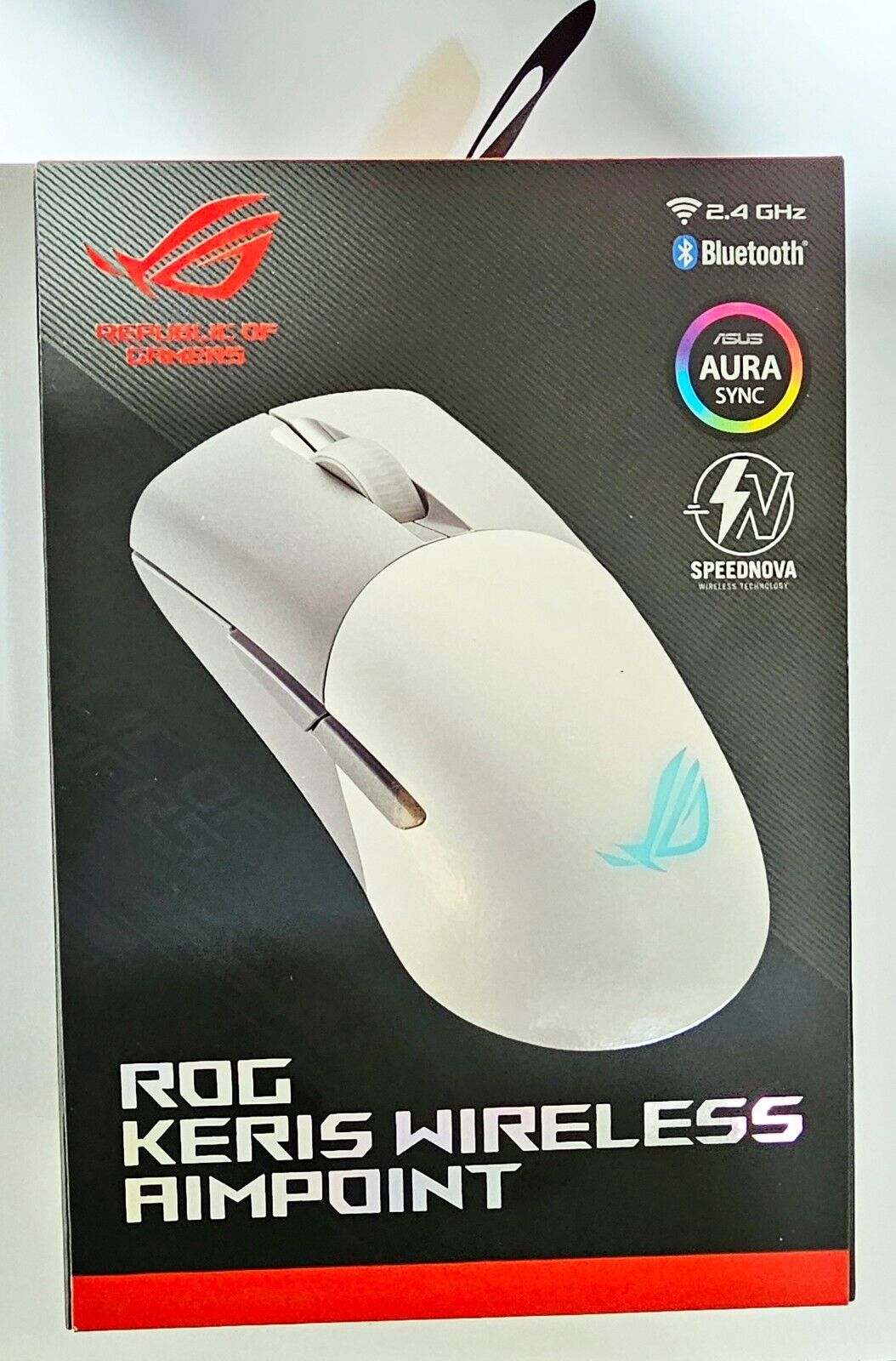 Asus ROG Keris Wireless AimPoint Gaming Mouse - Tri-mode Connectivity - 36000 dp