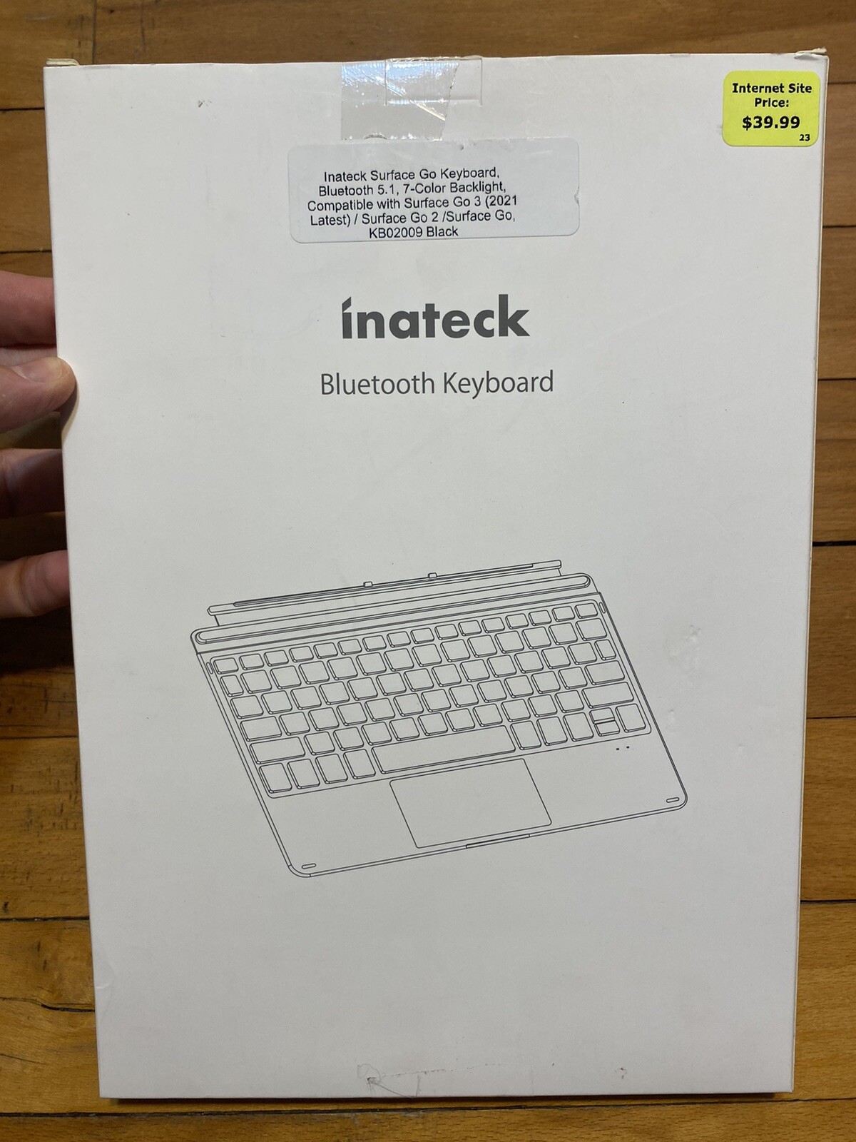 Inateck Bluetooth  Keyboard For Surface Pro - Black KB02026