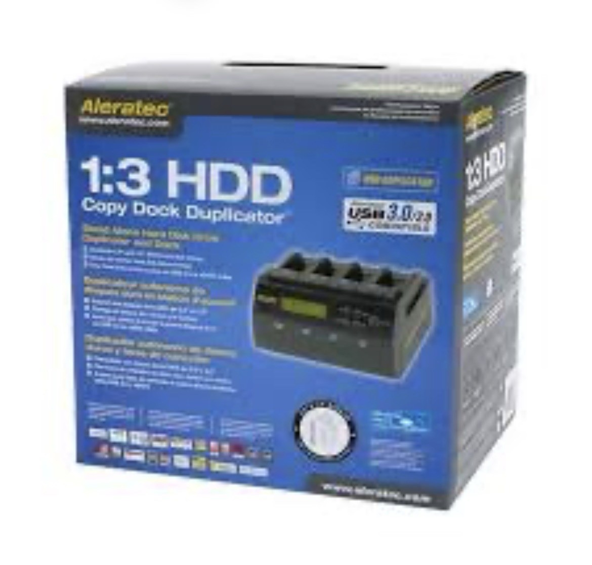 Aleratec 1:1 HDD Copy Dock USB3.0 USB 3.0 HDD Duplicator 350123 open Box