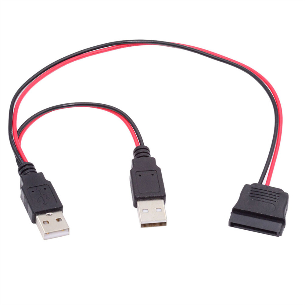 CY DC 5V USB to SATA 15Pin Power Cable for 2.5 inch SATA HDD SSD Disk Driver