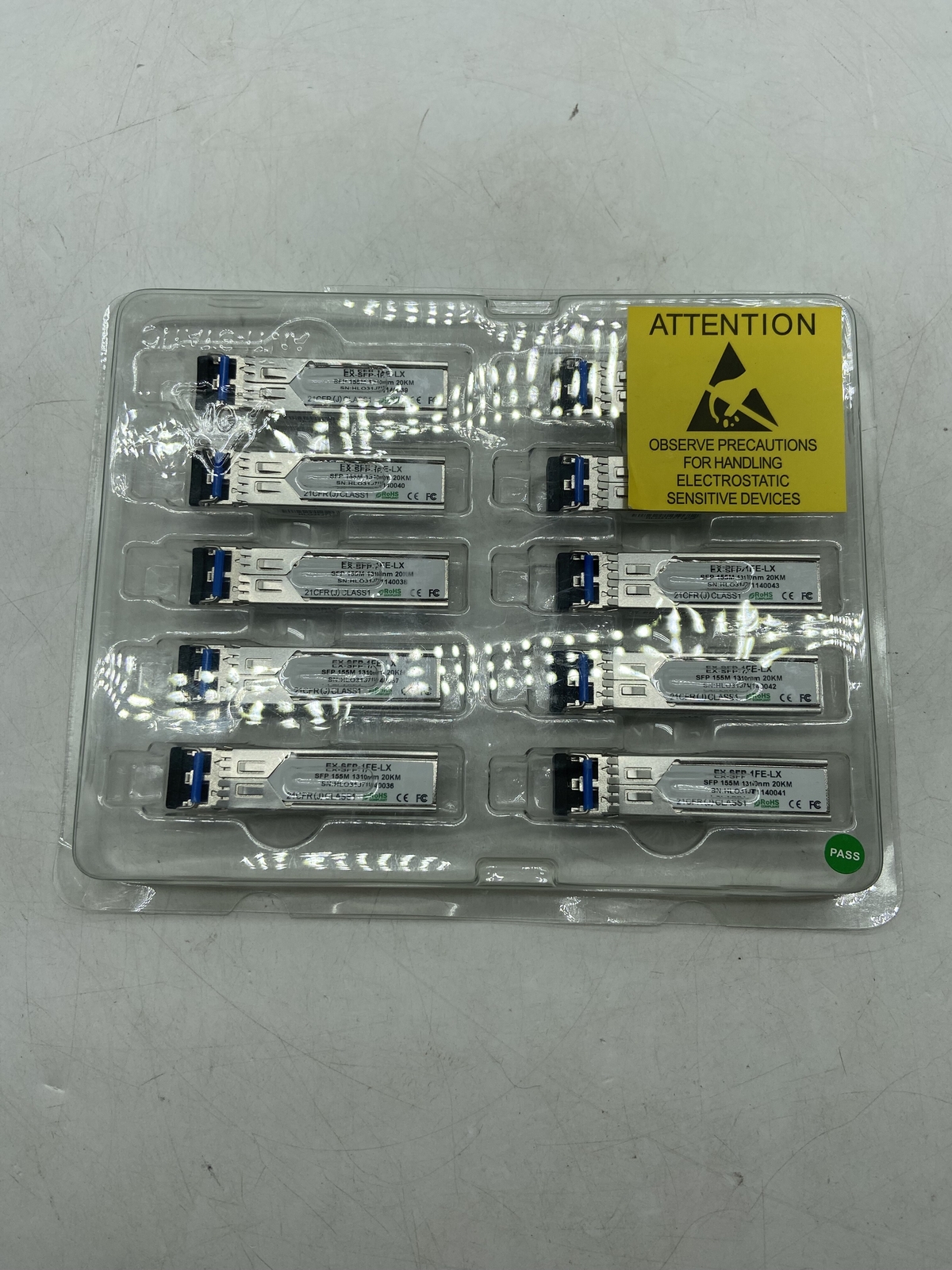 10 EX-SFP-1FE-LX Juniper Compatible 100BASE-LX 1310nm 20km Transceiver Free S/H
