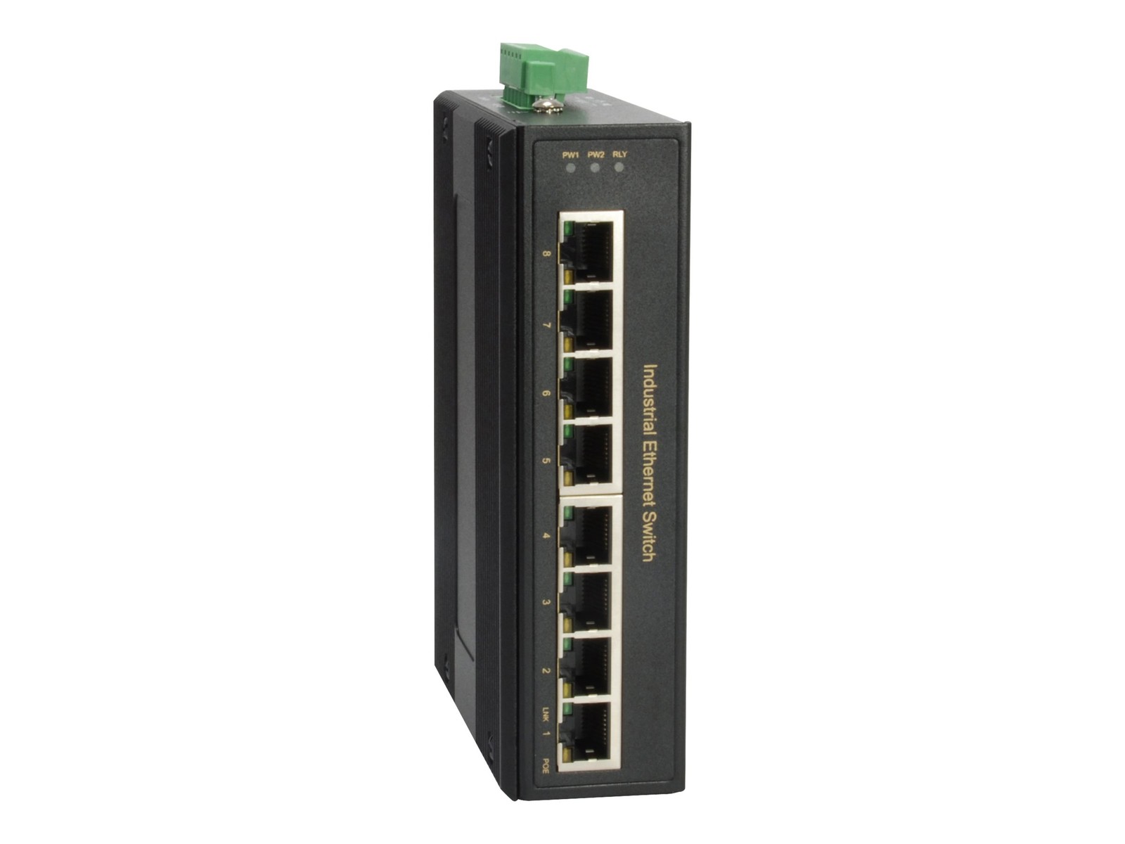LevelOne IGP-0802 PoE Industrial Switch 8 Network Switch 1Gbps 8-Port Full