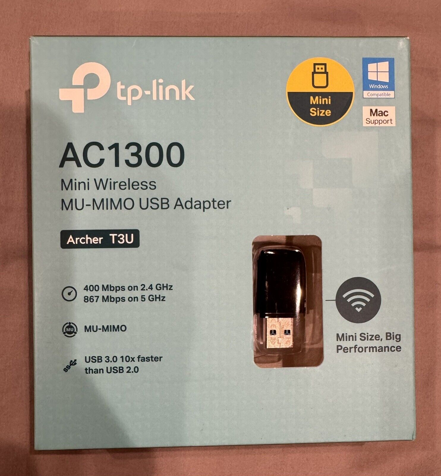 TP-Link Archer T3U USB-3.0 AC1300 Mini Wireless MU-MIMO USB Adapter