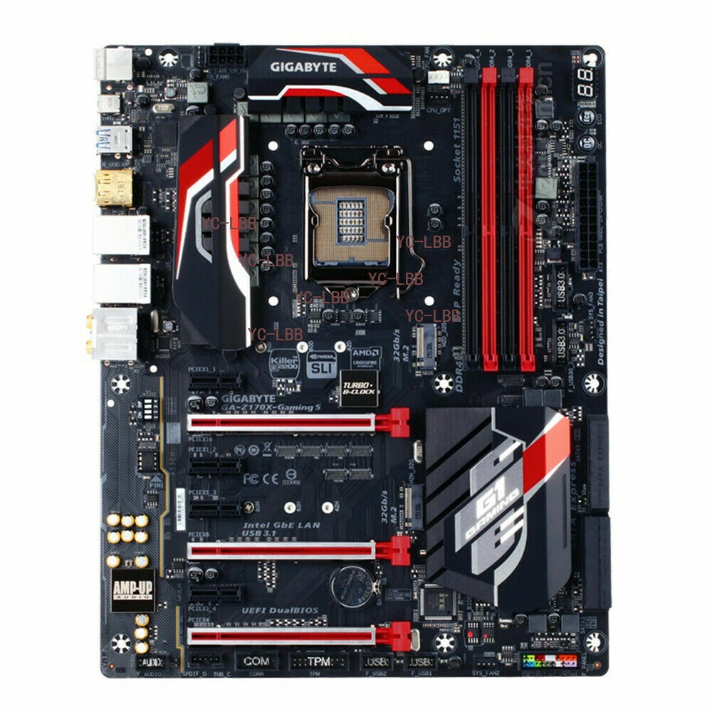 GIGABYTE GA Z170X-GAMING 5 Desktop Motherboard Intel Z170 LGA 1151 DDR4 M.2 ATX