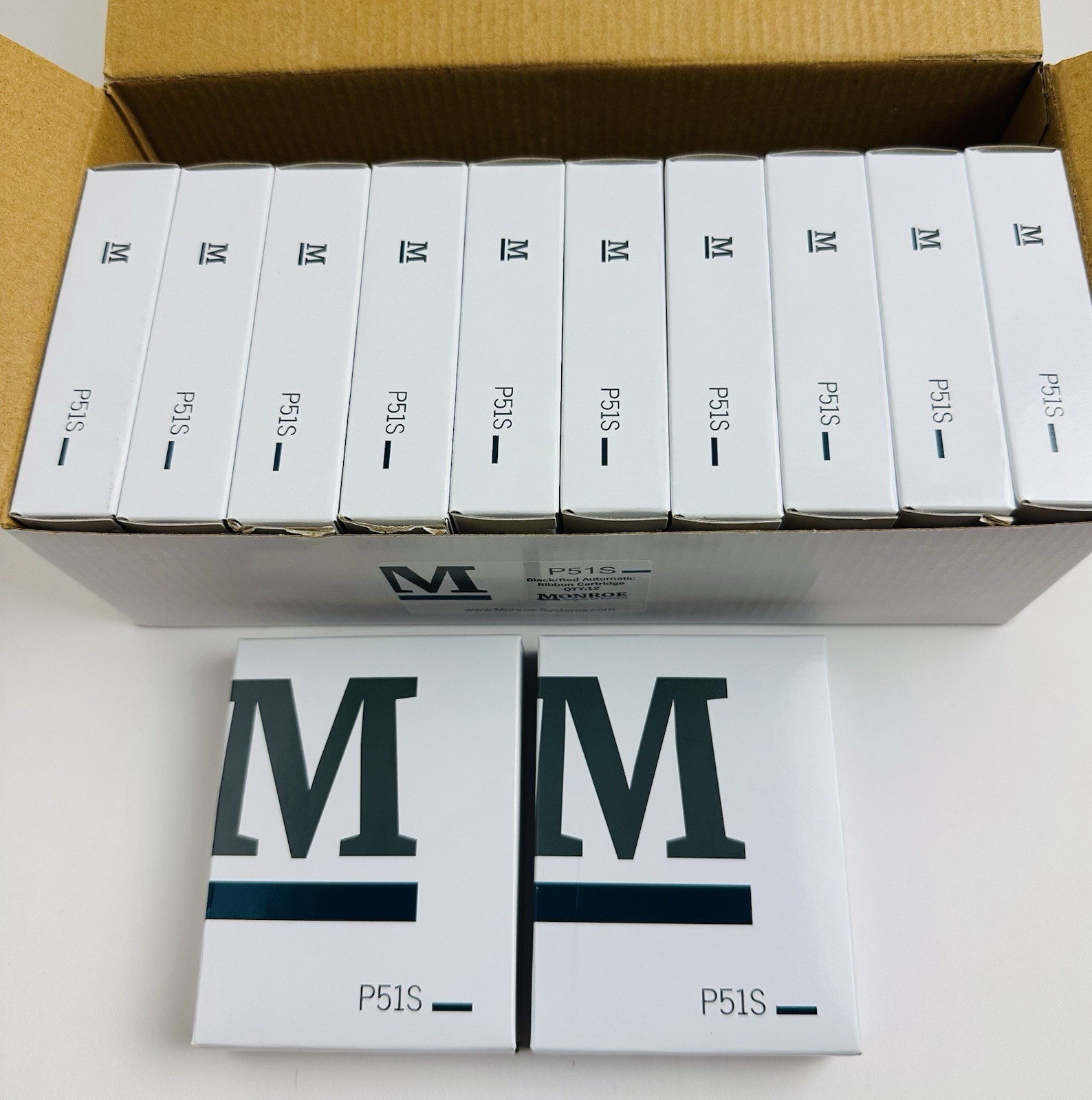 1 Dozen, Monroe Systems For Business P51S Super Saturated Ribbon Cartridge (New)