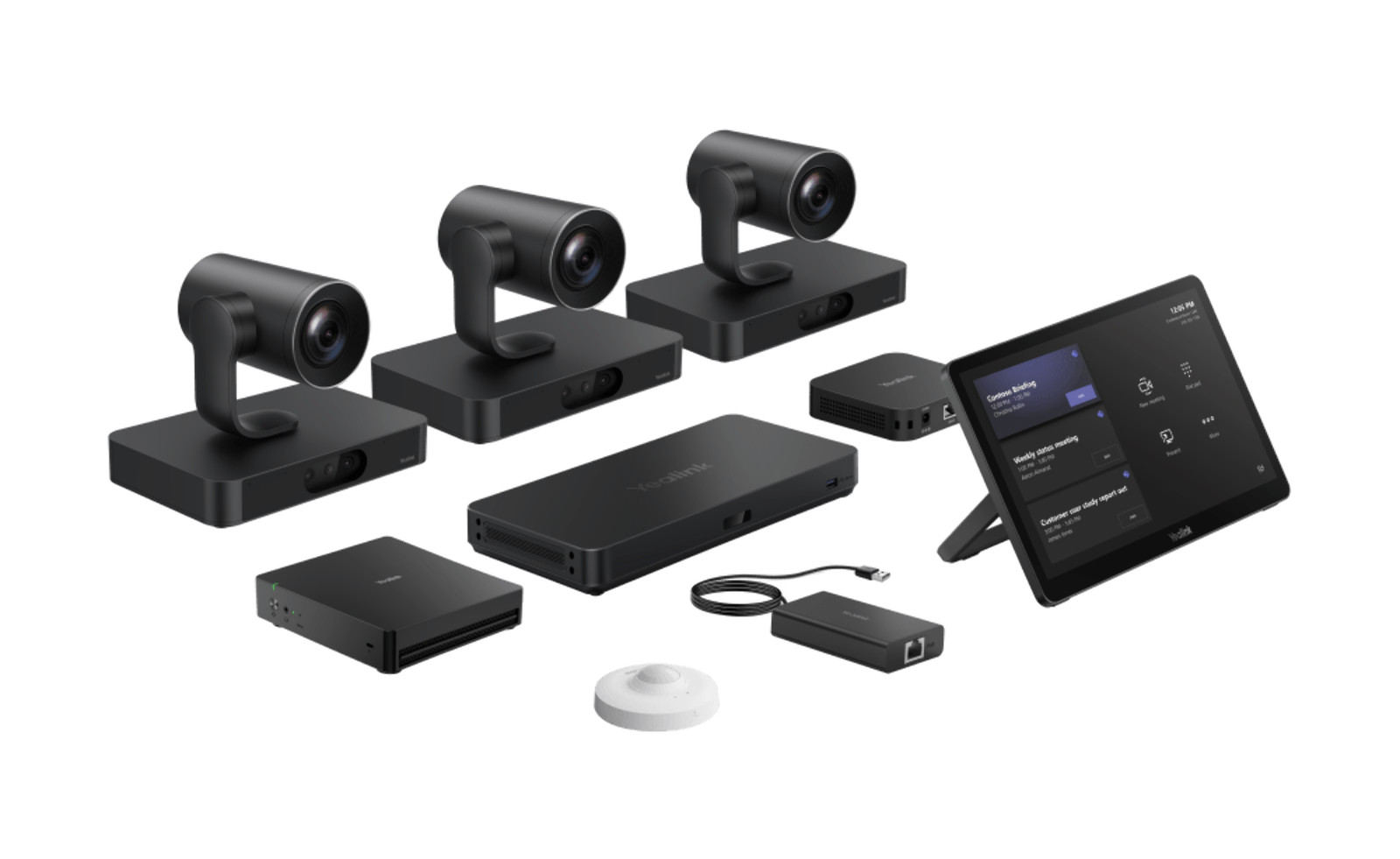Yealink MVC S98-C5U-004 Microsoft Teams Room System – 3x SmartVision 80 AI 4K PT