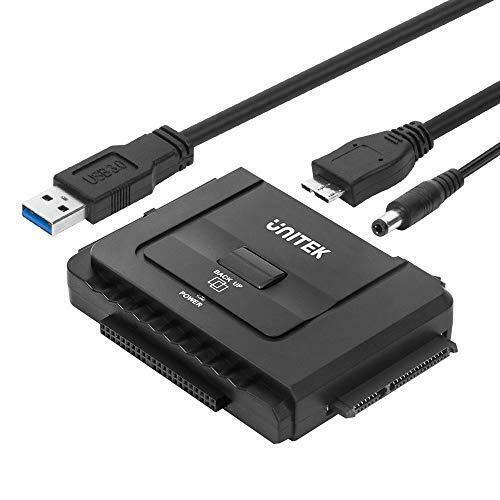 Unitek USB 3.0 to IDE and SATA Converter External Hard Drive Adapter Kit for