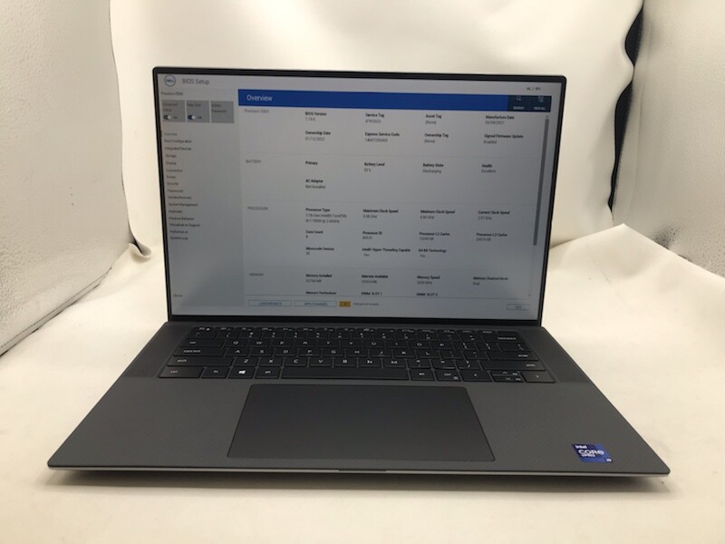 Dell Precision 5560 15" - i7 2.5GHz - 32GB RAM - 512GB SSD - Grade D