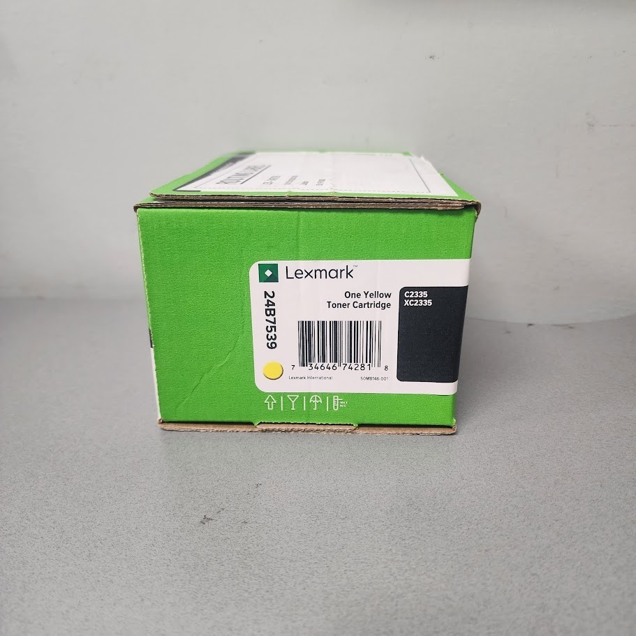 Lexmark 24B7539 Yellow Toner Cartridge C2335 XC2335 NEW