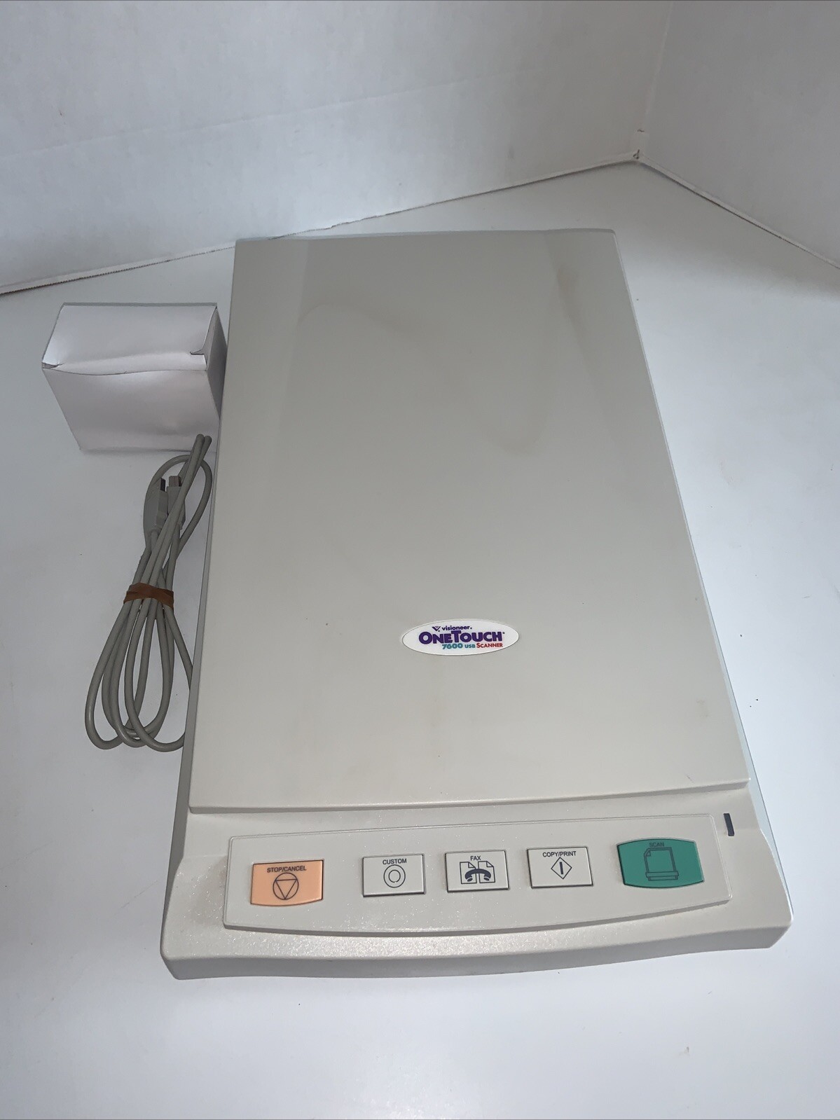 Visioneer One Touch 7600 USB Scanner 1200 DPI 36 Bit Color Windows 95/98/NT