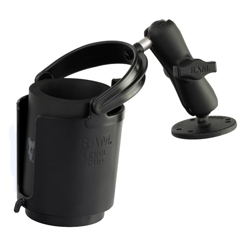 RAM-B-132U  RAM Level Cup 16oz Drink Holder with Drill-Do...