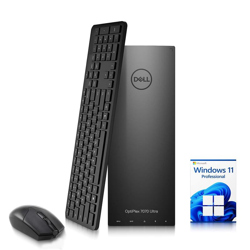 Dell Optiplex 7070 Ultra i7-8565U 32GB RAM 1TB SSD Built-in WiFi W-K&M Window 11