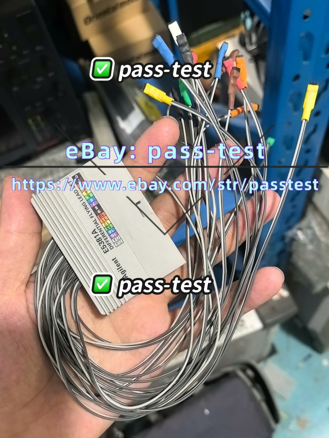 1PC USED Keysight E5381A Differential Flying Leads 90-pin Cable Connector