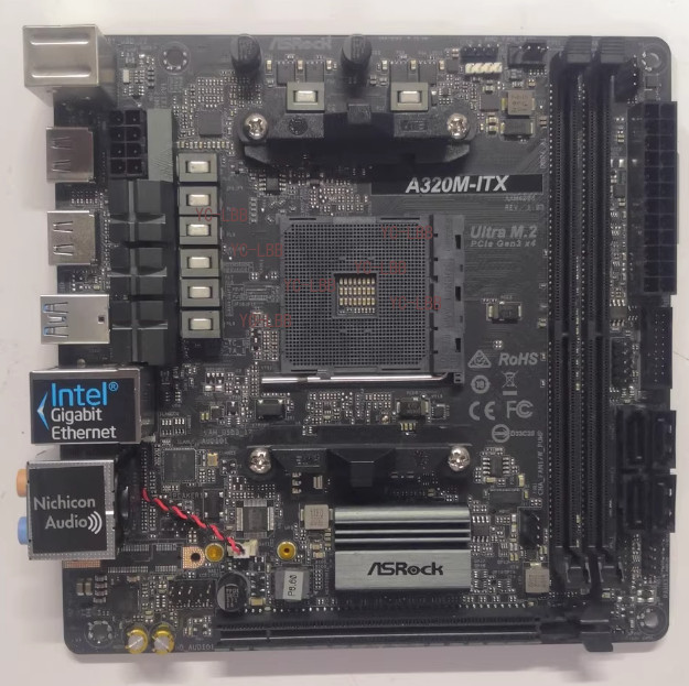 FOR ASROCK A320M-ITX AMD AM4 DDR4*2 32GB HDMI 1.4 Mini-ITX Motherboard Test OK