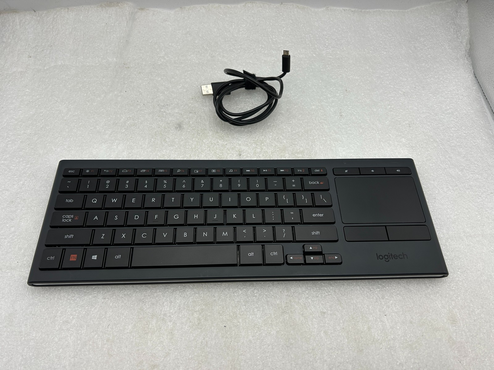 Logitech K830 Illuminated Living-Room Keyboard with Built-in Touchpad- FREE S/H