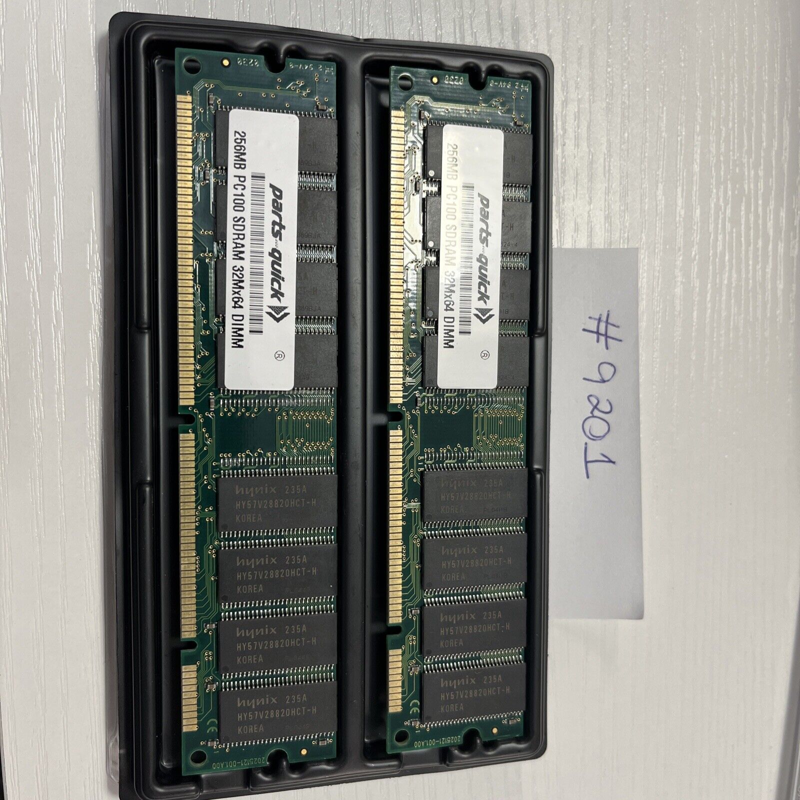 512MB (2X256MB) SDRAM MEMORY RAM PC100 NON-ECC UNBUFFERED 168PIN DIMM (NEW)