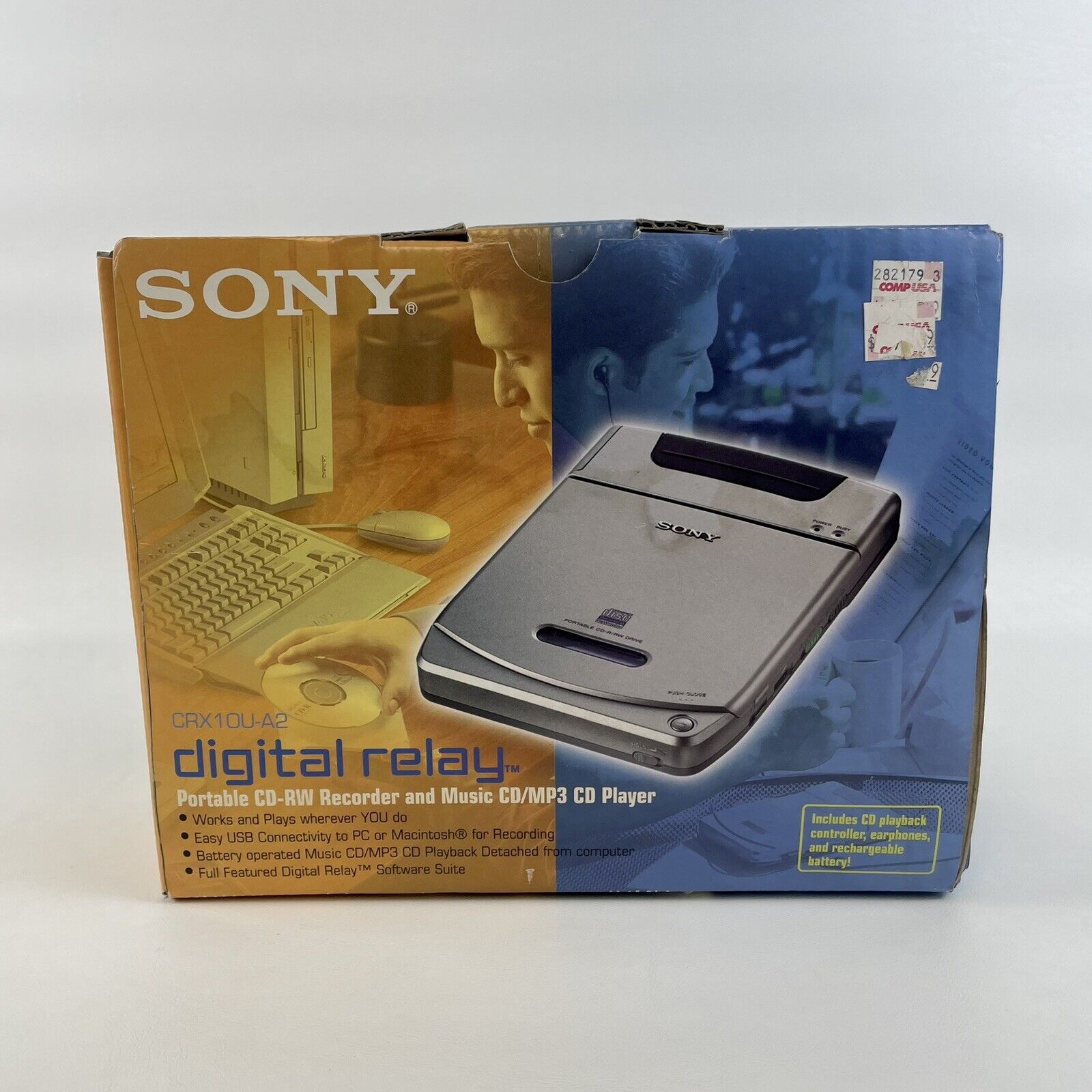 🔥Sony Digital Relay Drive CD R/RW Digital CRX10U-A2 USB MAC Windows BOX NEW🔥