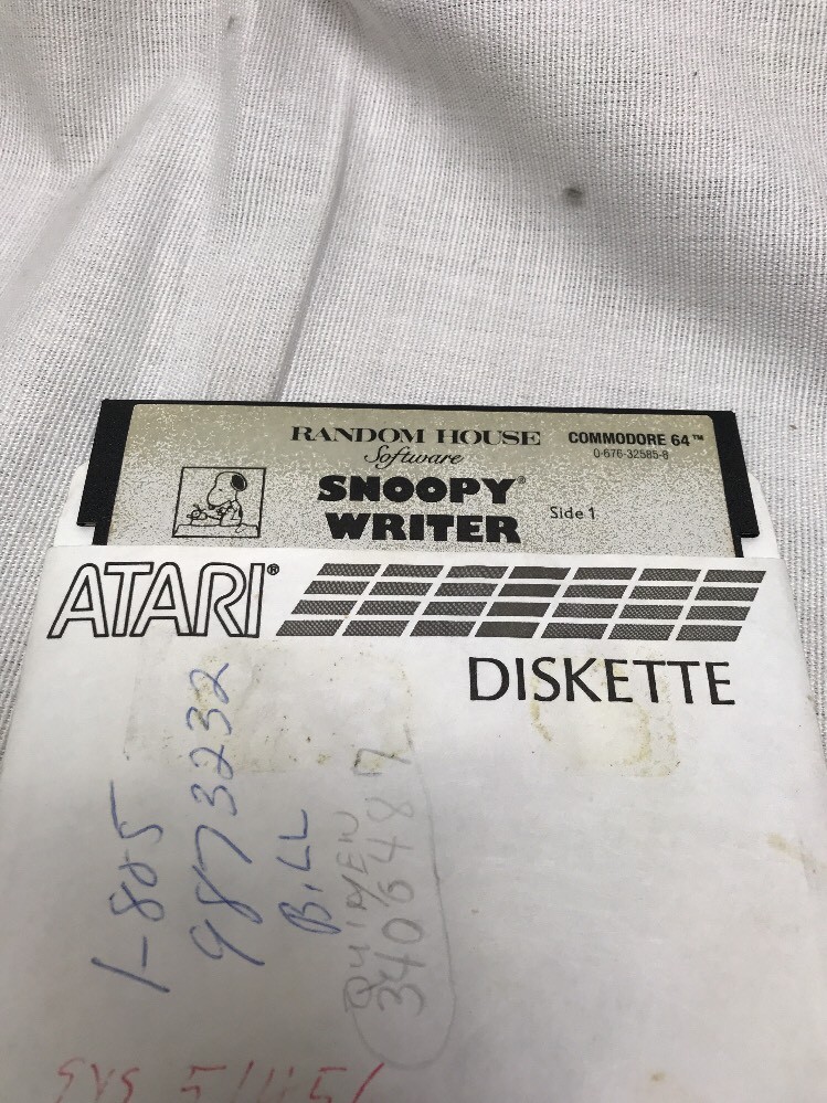 RARE Snoopy Writer for Commodore 64 1985 Side one and two