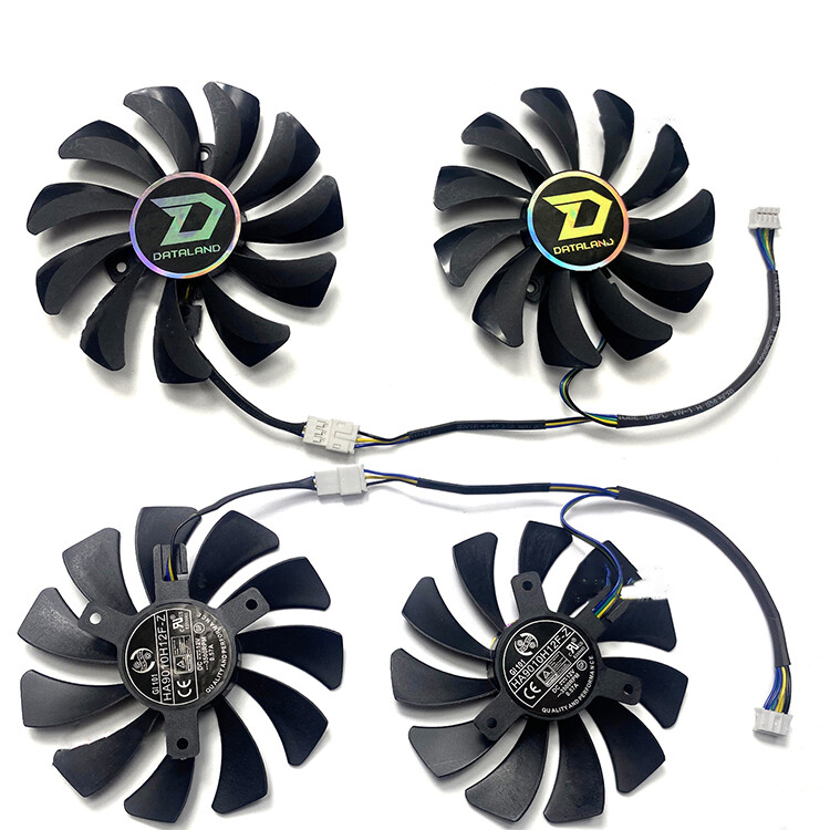 Cooling Fan for PowerColor RX5500XT 5600XT 5700 5700XT T129215BU Graphics Card