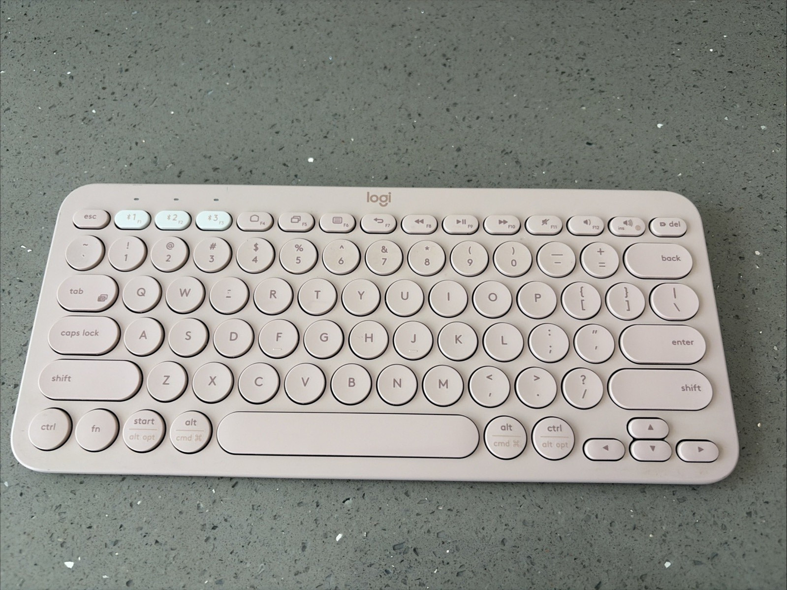 Logitech K380 TKL Wireless Scissor Keyboard for PC Mac, Android Rose Tested