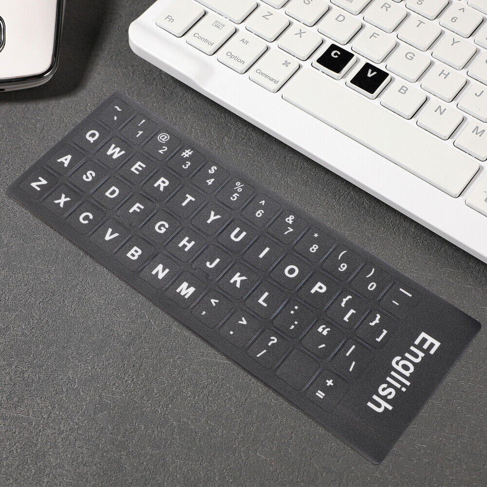  10 Sheets Letter Stickers Keyboard Labels Computer Multi-language