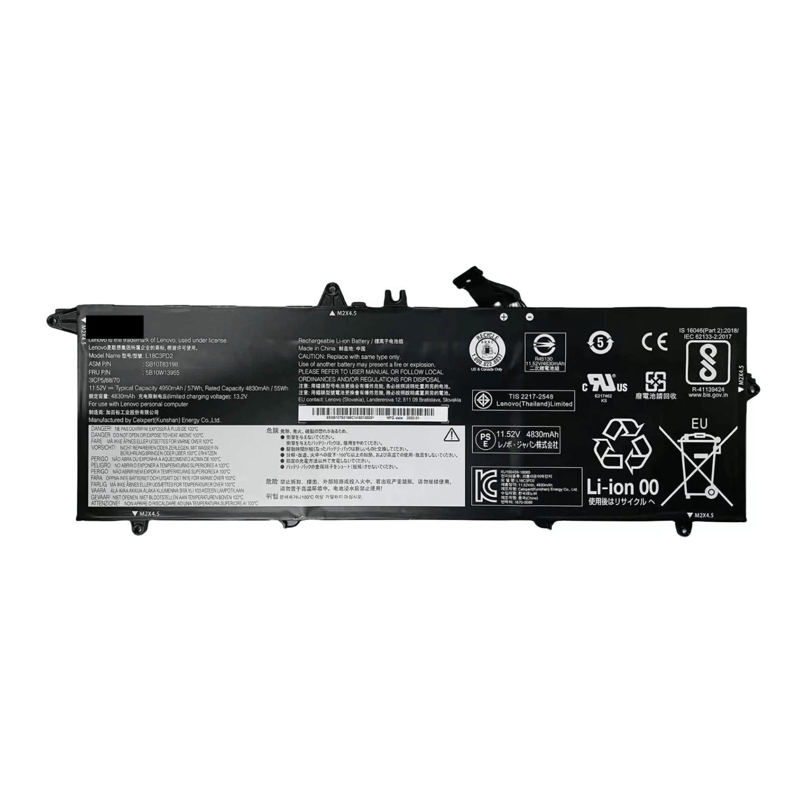 Genuine L18L3PD1 L18M3PD1 L18C3PD2 Battery for Lenovo ThinkPad T490s T495s T14s