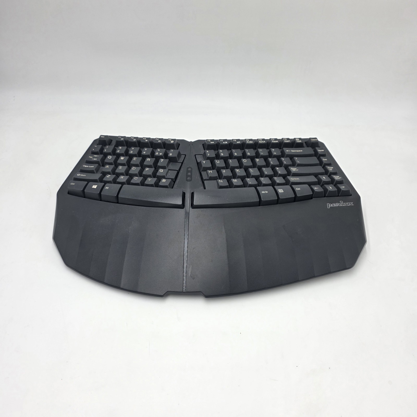 Perixx Mini Ergonomic Split Keyboard PERIBOARD-413 Wired Black Palm Support