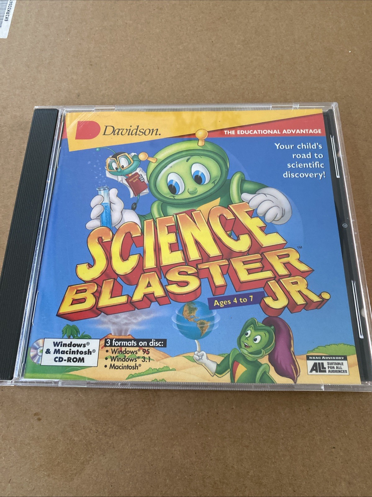 Davidson Science Blaster Jr. Windows 95 / Windows 3.1 / Mac OS  CD-ROM 