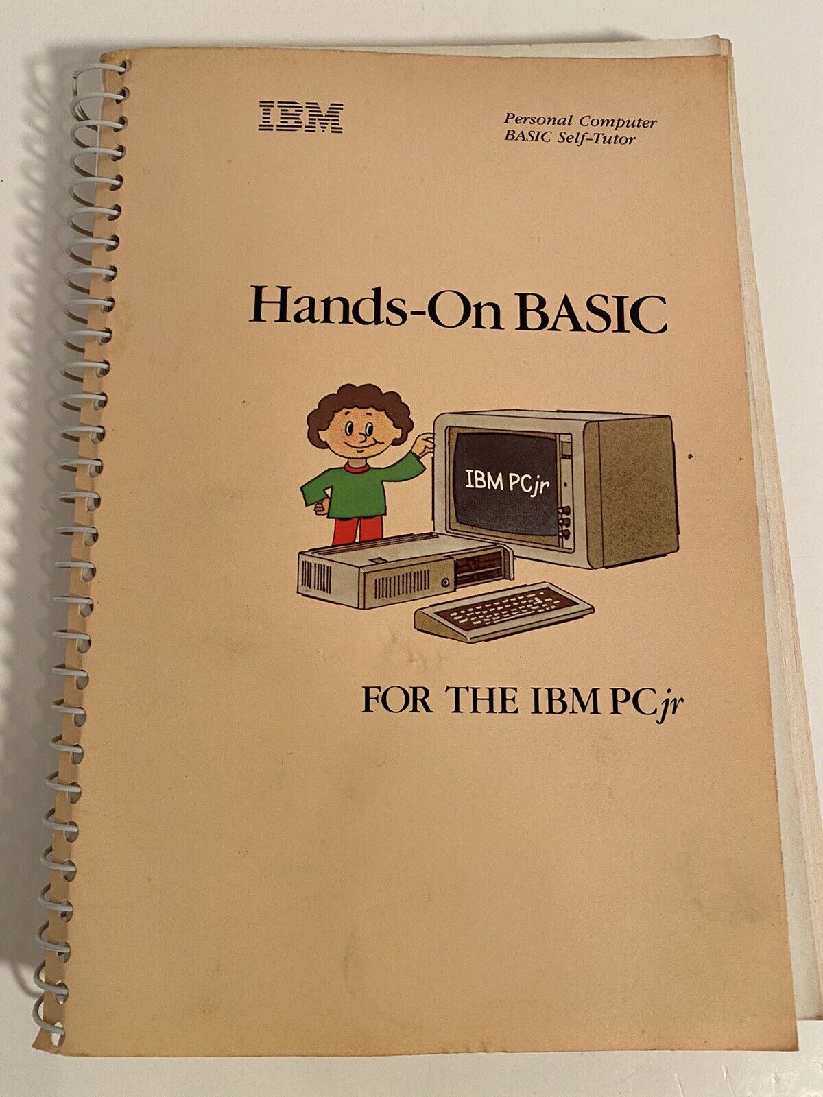 Hands-On BASIC ~ Programming Tutorial ~ Vintage 80s IBM PCjr Computer Book