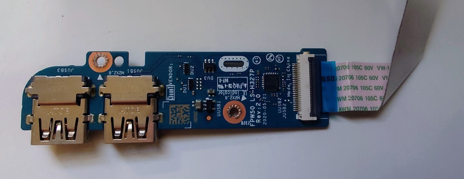 Original For HP 15-DW 15S-DU Laptop USB Board L52039-001 FPW50 LS-H327P LA-H323P