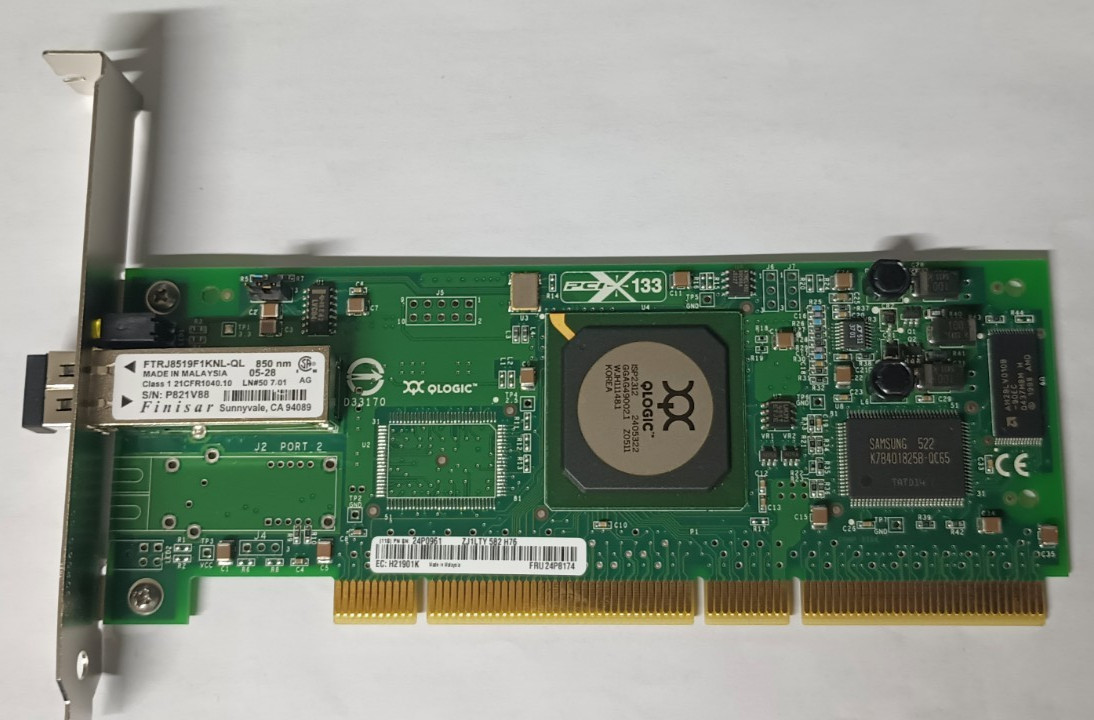 Dell 4U852 QLogic QLA2340 2Gb Single Port PCI-X Fibre Channel Host Bus Adapter