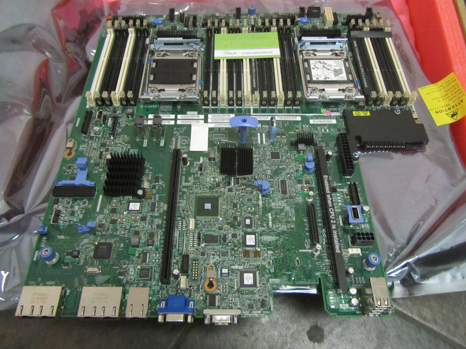 00Y8457 00Y8499 00D2888 - IBM System x3650M4 System Board for Intel Xeon E5-2600