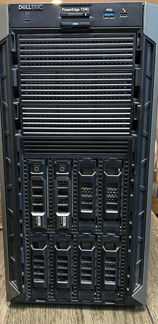 Dell PowerEdge T340 Server Intel Xeon E-2124 3.3GHz 8MB, 32GB Ram, 2x 2Tb SSD