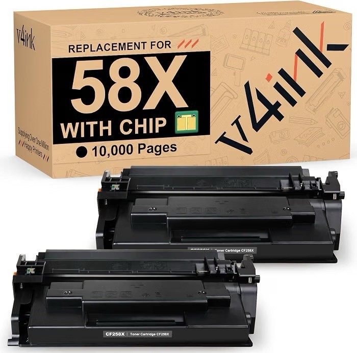 58X High Yield Toner Cartridge Black 2 Pack Compatible for HP 58X CF258X G22
